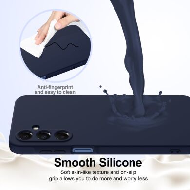 Защитный чехол Deexe Silicone Case with MagSafe для Samsung Galaxy A16 (A165) - Black