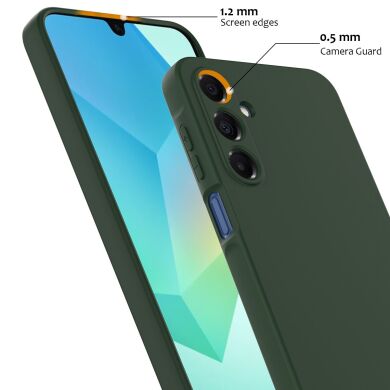 Защитный чехол Deexe Silicone Case with MagSafe для Samsung Galaxy A16 (A165) - Black