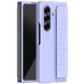 Захисний чохол Deexe Silicone Grip для Samsung Galaxy Fold 7 - Purple