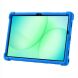 Защитный чехол Deexe Silicone Kickstand для Samsung Galaxy Tab A11 Plus (X230/236) - Dark Blue. Фото 4 из 10