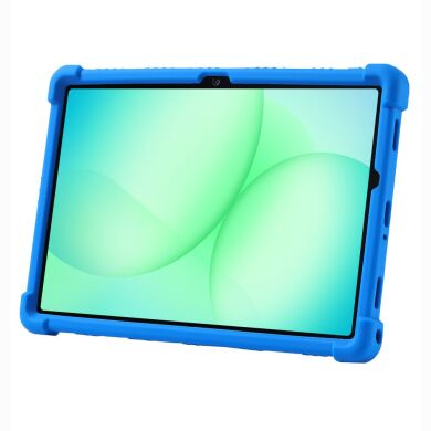 Защитный чехол Deexe Silicone Kickstand для Samsung Galaxy Tab A11 Plus (X230/236) - Dark Blue