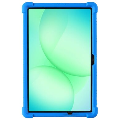Защитный чехол Deexe Silicone Kickstand для Samsung Galaxy Tab A11 Plus (X230/236) - Dark Blue