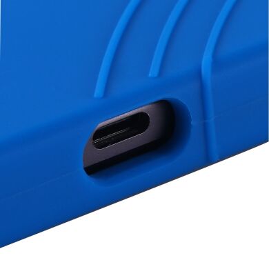 Защитный чехол Deexe Silicone Kickstand для Samsung Galaxy Tab A11 Plus (X230/236) - Purple