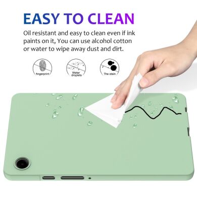 Захисний чохол Deexe Silicone Shell для Samsung Galaxy Tab A9 (X110/115) - Green