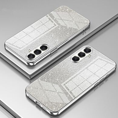 Защитный чехол Deexe Sparkles Cover для Samsung Galaxy A26 (A266) - Silver