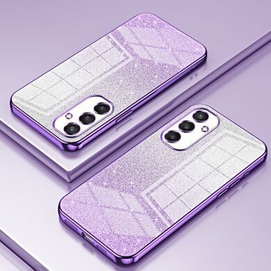 Защитный чехол Deexe Sparkles Cover для Samsung Galaxy S25 (S931) - Purple