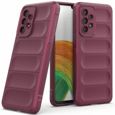 Защитный чехол Deexe Terra Case для Samsung Galaxy A33 (A336) - Wine Red