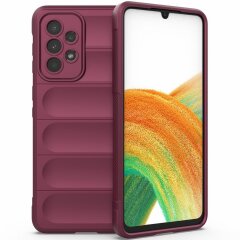 Защитный чехол Deexe Terra Case для Samsung Galaxy A33 (A336) - Wine Red