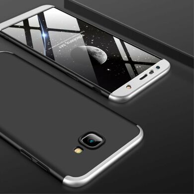 Защитный чехол GKK Double Dip Case для Samsung Galaxy J4+ (J415) - Black / Silver
