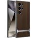 Захисний чохол GKK Woven Pattern для Samsung Galaxy S24 Ultra (S928) - Coffee