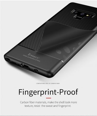Защитный чехол IPAKY Carbon Fiber для Samsung Galaxy Note 9 (N960) - Black