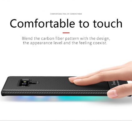 Захисний чохол IPAKY Carbon Fiber для Samsung Galaxy Note 9 (N960), Grey