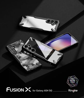 Защитный чехол RINGKE Fusion X для Samsung Galaxy A54 (A546) - Camo Black