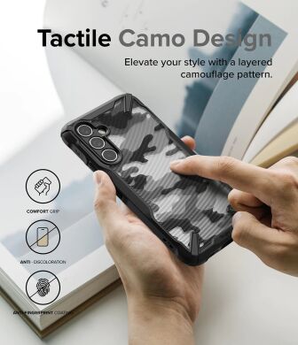 Защитный чехол RINGKE Fusion X для Samsung Galaxy A54 (A546) - Camo Black