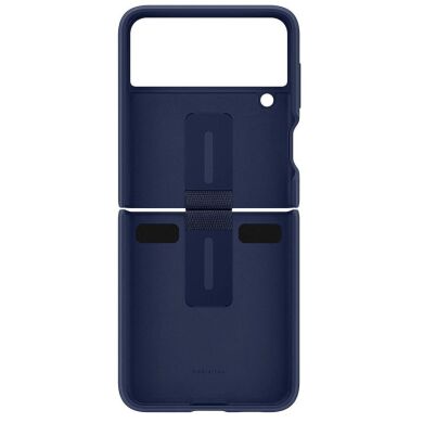 Защитный чехол Silicone Cover with Ring для Samsung Galaxy Flip 3 (EF-PF711TNEGRU) - Navy