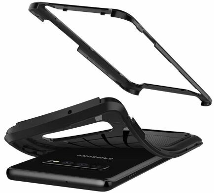 Захисний чохол Spigen (SGP) Hybrid NX для Samsung Galaxy S10 Plus (G975) - Black