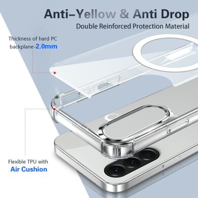 Захисний чохол UniCase AirBag Flow MagSafe для Samsung Galaxy A37 (A376) / A36 (A366) - Transparent