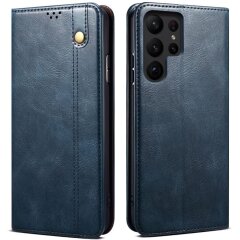 Защитный чехол UniCase Leather Wallet для Samsung Galaxy S25 Ultra (S938) - Blue