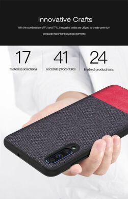 Защитный чехол UniCase Texture Style для Samsung Galaxy A50 (A505) / A30s (A307) / A50s (A507) - Black / Orange
