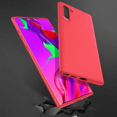 Защитный чехол UniCase Twill Soft для Samsung Galaxy Note 10 - Red