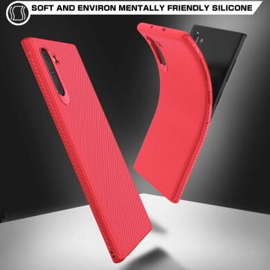 Защитный чехол UniCase Twill Soft для Samsung Galaxy Note 10 - Red