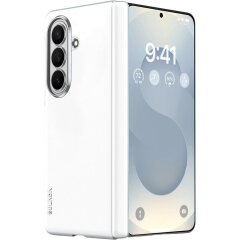 Защитный чехол SULADA Magnetic Leather Case для Samsung Galaxy Fold 8 Ultra - White