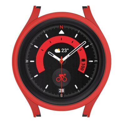 Защитный чехол Deexe Protective Frame для Samsung Galaxy Watch 5 Pro (45mm) - Red