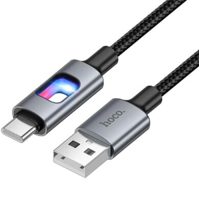 Кабель Hoco U144 USB to Type-C (3A, 1.2m) - Black
