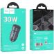 Автомобильное зарядное устройство Hoco Z57 Glorious PD30W - Metal Gray. Фото 5 из 7