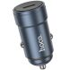 Автомобильное зарядное устройство Hoco Z57 Glorious PD30W - Metal Gray. Фото 2 из 7