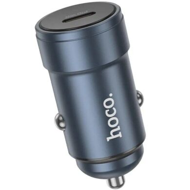 Автомобильное зарядное устройство Hoco Z57 Glorious PD30W - Metal Gray