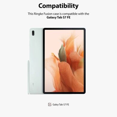 Защитный чехол Ringke T Fusion для Samsung Galaxy Tab S7 FE (T730/T736) 8809818847010 - Clear