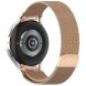 Ремешок Deexe Milanese QuickFit для Samsung Galaxy Watch 4 / 4 Classic / 5 / 5 Pro / 6 / 6 Classic - Rose Gold. Фото 1 из 11