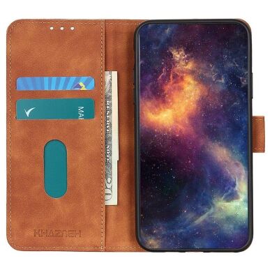 Чехол-книжка KHAZNEH Retro Wallet для Samsung Galaxy M23 (M236) - Brown