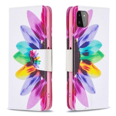 Чохол-книжка Deexe Color Wallet для Samsung Galaxy A22 5G (A226) - Sunflower