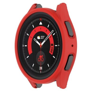 Защитный чехол Deexe Protective Frame для Samsung Galaxy Watch 5 Pro (45mm) - Red