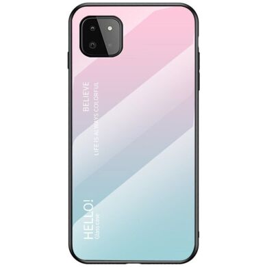 Захисний чохол Deexe Gradient Color для Samsung Galaxy A22 5G (A226) - Pink / Blue