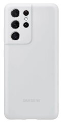 Чохол Silicone Cover для Samsung Galaxy S21 Ultra (G998) EF-PG998TJEGRU - Light Gray