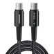 Кабель ESSAGER Sunset Type-C to Type-C (100W, 1m) EXCTT1-CG01 - Black. Фото 1 из 13