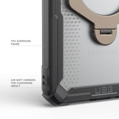 Ударостійкий чохол URBAN ARMOR GEAR Plasma XTE 360 для Samsung Galaxy S26 Ultra (S948) 214525113131 - Ash / Pop Orange