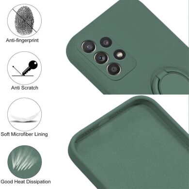 Защитный чехол Deexe Color Shell with Strap для Samsung Galaxy A53 (A536) - Black