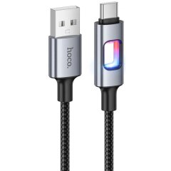 Кабель Hoco U144 USB to Type-C (3A, 1.2m) - Black