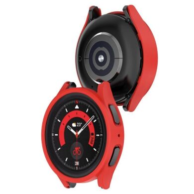 Защитный чехол Deexe Protective Frame для Samsung Galaxy Watch 5 Pro (45mm) - Red