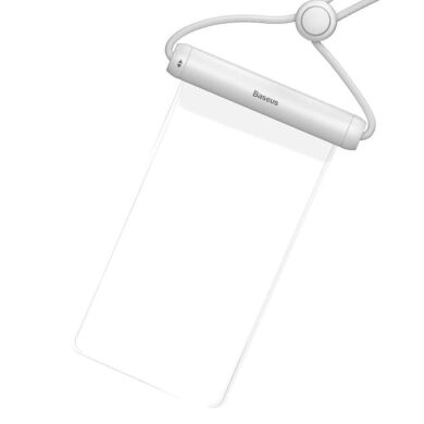 Влагозащитный чехол Baseus Cylinder Slide Cover - White