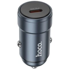 Автомобильное зарядное устройство Hoco Z57 Glorious PD30W - Metal Gray