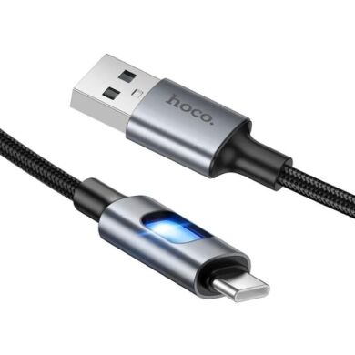 Кабель Hoco U144 USB to Type-C (3A, 1.2m) - Black