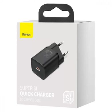 Сетевое зарядное устройство Baseus Super Si Quick Charger 1C (25W) CCSP020101 - Black
