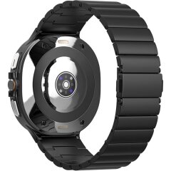 Ремешок Deexe Steel Strap для Samsung Galaxy Watch 8 (40/44mm) / 8 Classic - Black