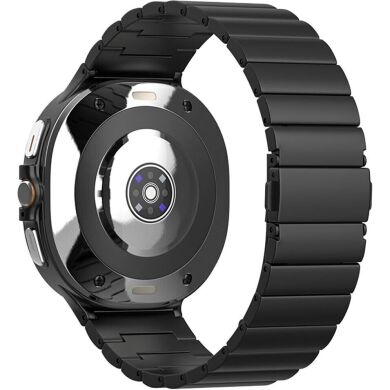 Ремешок Deexe Steel Strap для Samsung Galaxy Watch 8 (40/44mm) / 8 Classic - Black