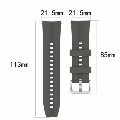Ремешок UniCase Soft Strap для часов с шириной крепления 22мм - Black